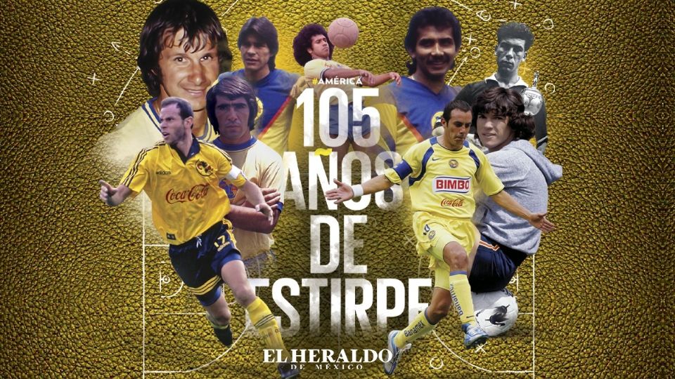 El Club América celebra su 105 aniversario. Foto: El Heraldo de México