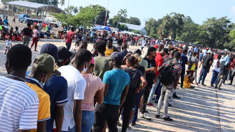 Revientan migrantes peticiones de refugio en Chiapas (Foto: José Torres)