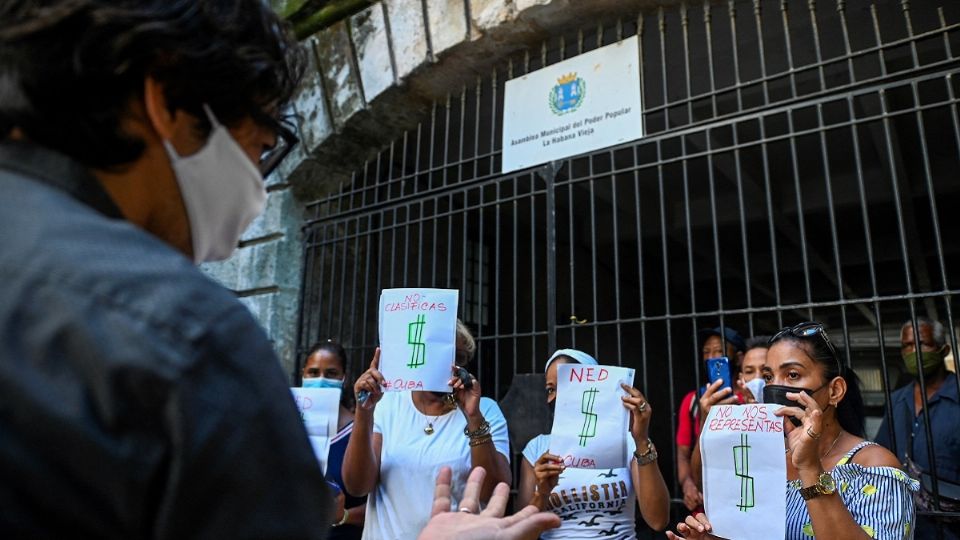 El gobierno prohibió una marcha para noviembre, pero la convocatoria sigue en pie, Foto: AFP
