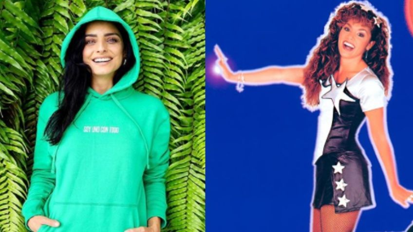 ¿Aislinn Derbez quiere ser la nueva Tatiana? Se luce interpretando canción infantil