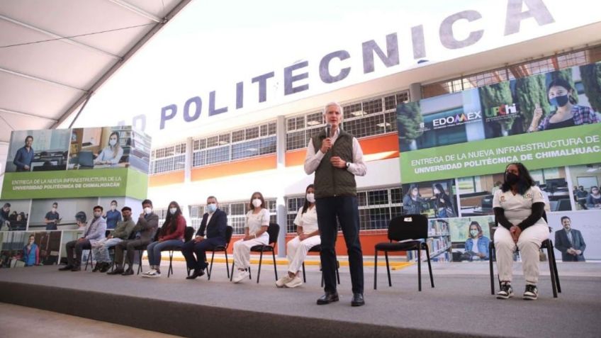 Alfredo Del Mazo entrega nuevo edificio a la Universidad Politécnica de Chimalhuacán