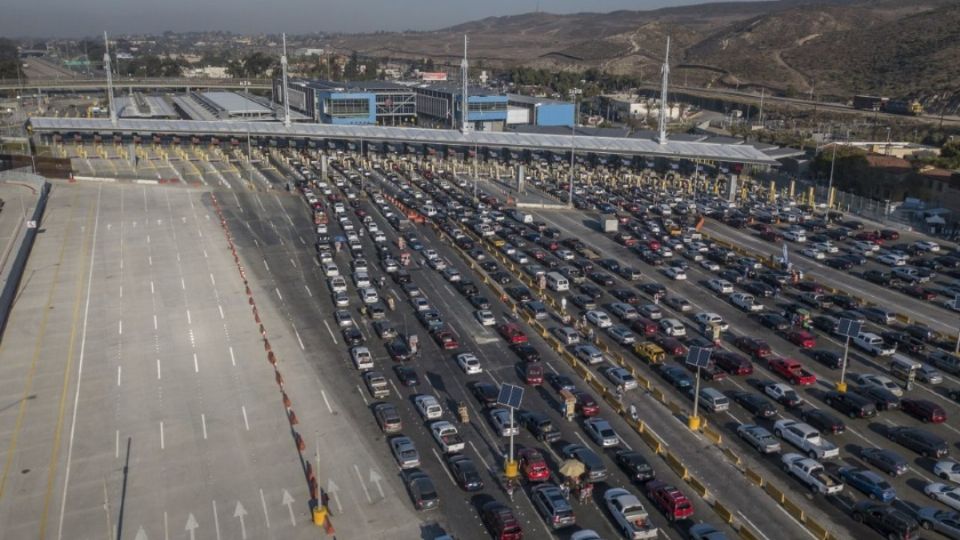 Imagen de la frontera terrestre entre México y Estados Unidos. Foto: Cuartoscuro