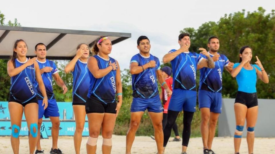 El eliminado de esta noche será un integrante del equipo azul. Foto: Exatlón México.