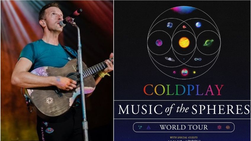 Coldplay regresa a México en marzo y abril del 2022 con 'Music Of The Spheres World Tour’