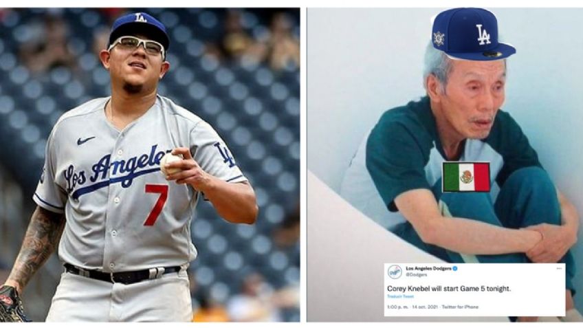 Julio Urías no abrirá el juego de Dodgers y redes explotan con los mejores MEMES