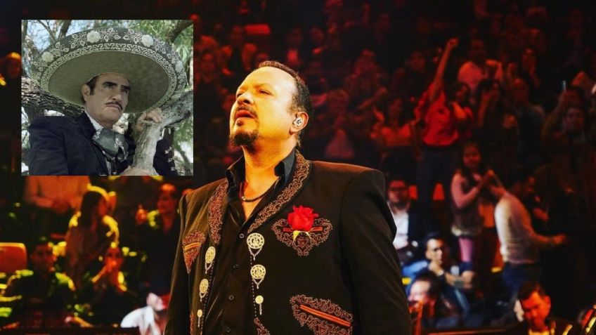 Pepe Aguilar deja atrás la rivalidad y en concierto eleva oraciones por Vicente Fernández y le hace este HOMENAJE