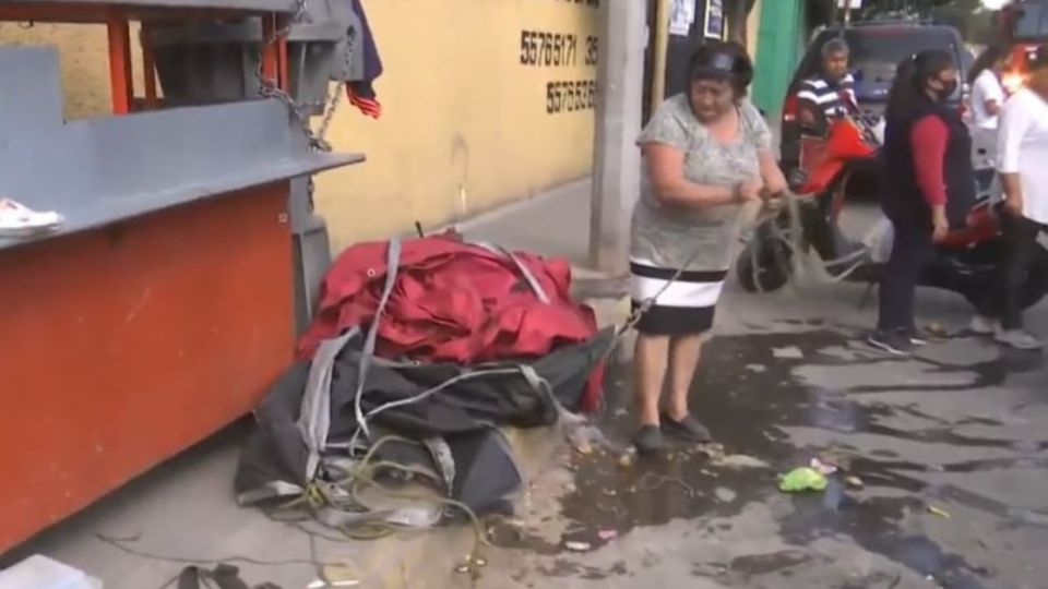 El accidente se presentó en la alcaldía Azcapotzalco (Foto: Captura de Pantalla)