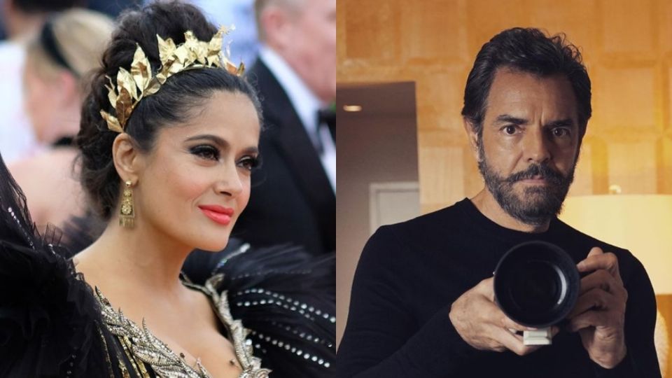 SALMA HAYEK Y EUGENIO DERBEZ. Foto: Instagram