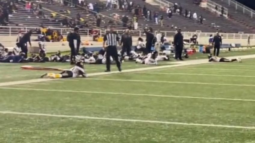 Tiroteo en partido de futbol americano deja cuatro personas lesionadas en secundaria de Alabama, EU | VIDEO