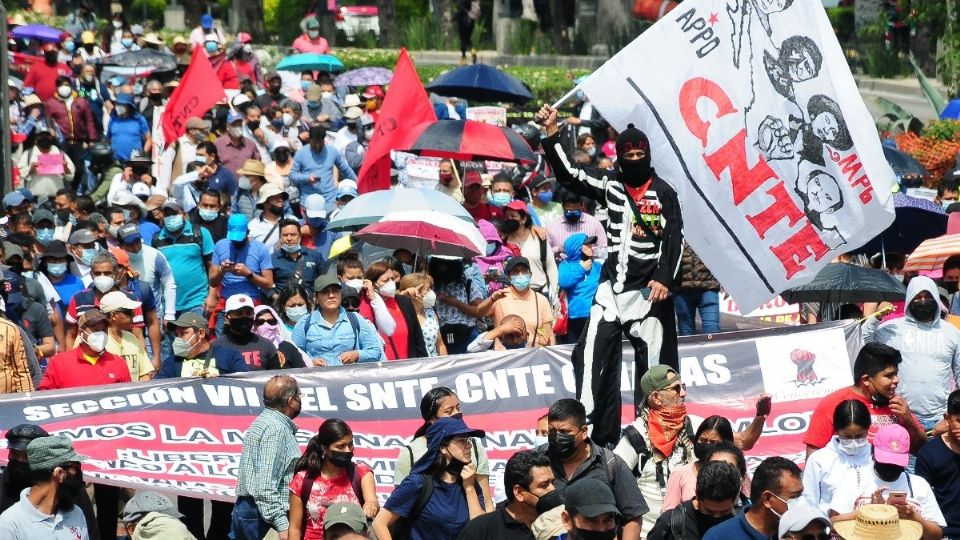 A las 17:00 horas, la Coordinadora Nacional de Trabajadores de la Educación se manifestará en la colonia Transito. Foto: Cuartoscuro