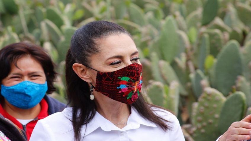 Claudia Sheinbaum anuncia que continuarán apoyos al campo de la CDMX, en gira de trabajo por Milpa Alta