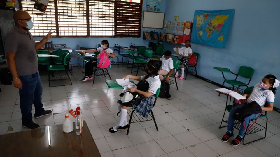 Imagen del regreso a clases presenciales.