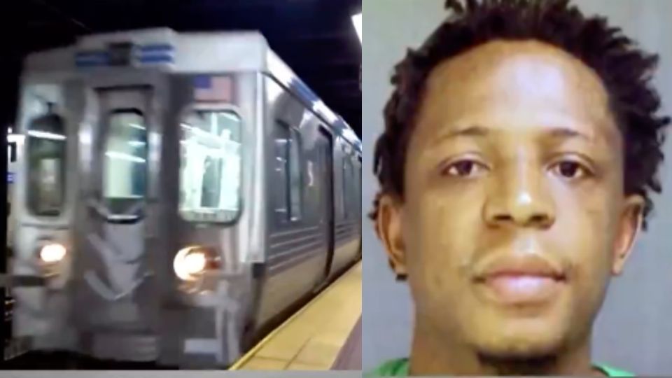 El hombre atacó a su víctima al interior del tren de Filadelfia. Fotos: Especiales