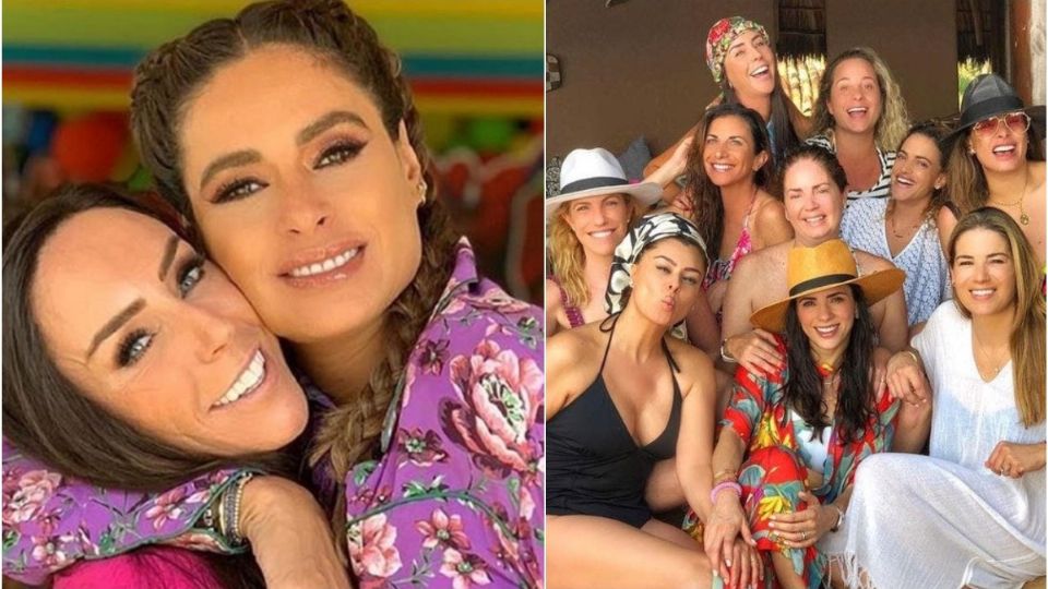 Yadhira Carrillo y Galilea Montijo asistieron a una lujosa fiesta de Inés Gómez Mont Foto: Especial