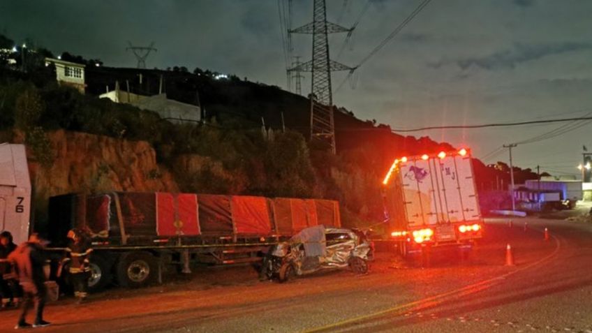 Choque en la Naucalpan-Toluca deja un muerto y caos en la zona; alternativas viales