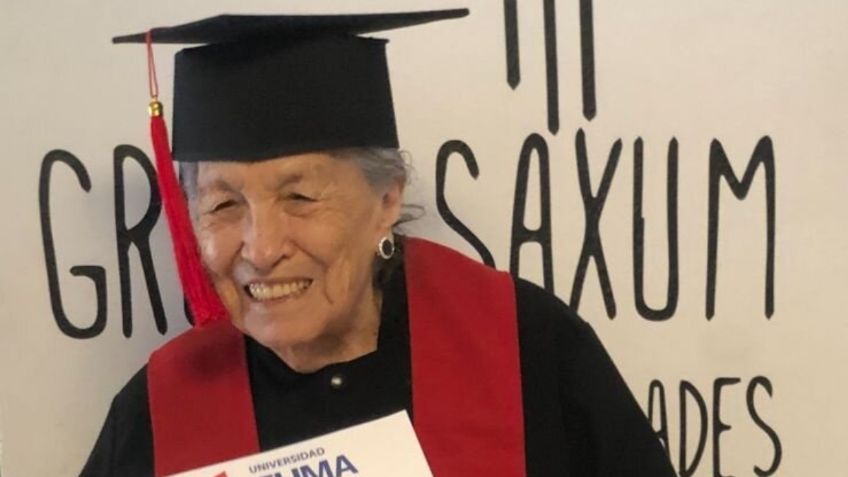 Abuelita se gradúa de la universidad a los 93 años y se vuelve la inspiración de las redes sociales