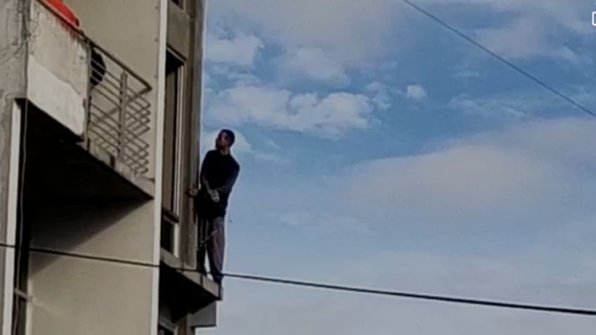 Hombre se lanzó al vacío para acabar con su vida en Veracruz