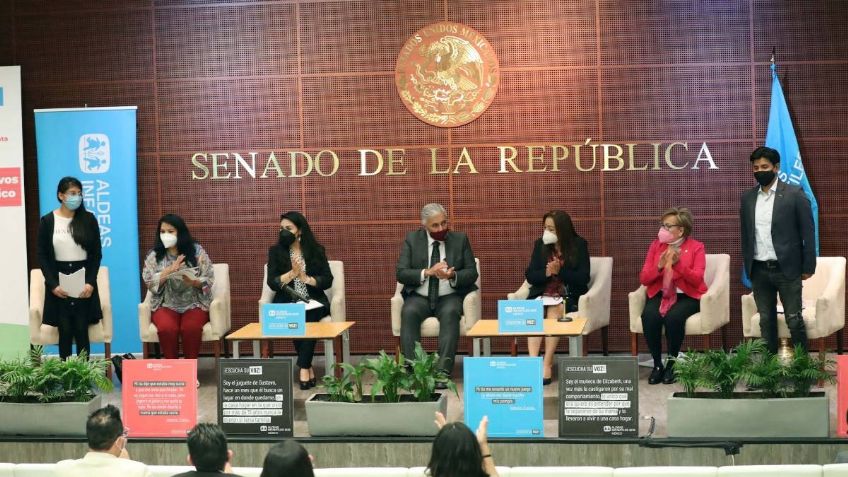 Senado recibe 12 mil firmas para erradicar violencia y abuso infantil