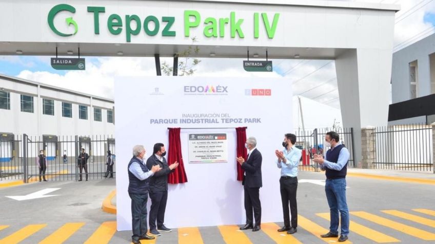 Inaugura Alfredo del Mazo el Parque Industrial Tepoz Park