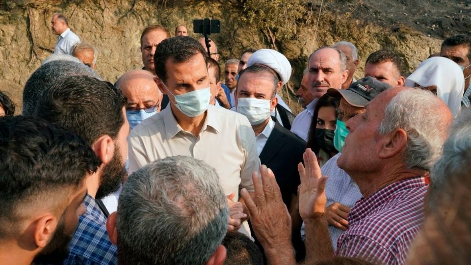 LATAKIA. El presidente Al-Assad se reunió hace un año con los afectados. Foto: AP