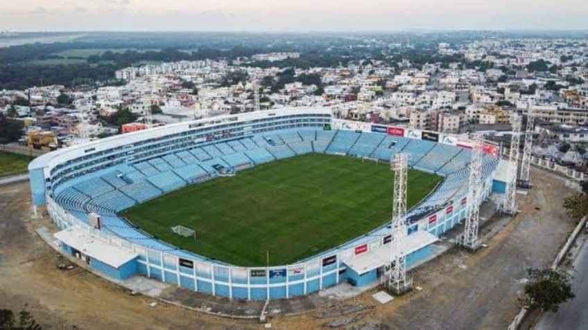 Estadio del equipo de la Jaiba Brava muestra severo daño estructural 