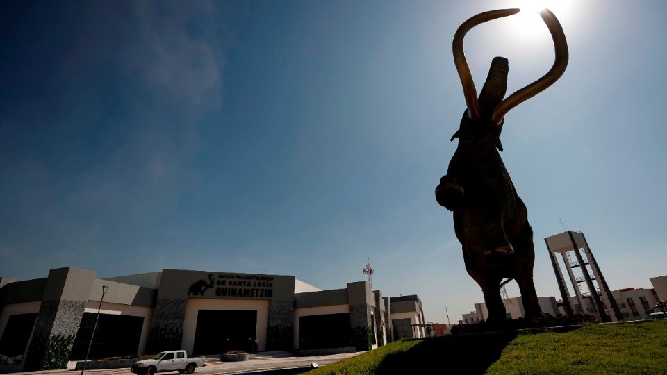 GIGANTE. El objetivo del recinto es proyectar la enorme riqueza paleontológica. Foto: EFE