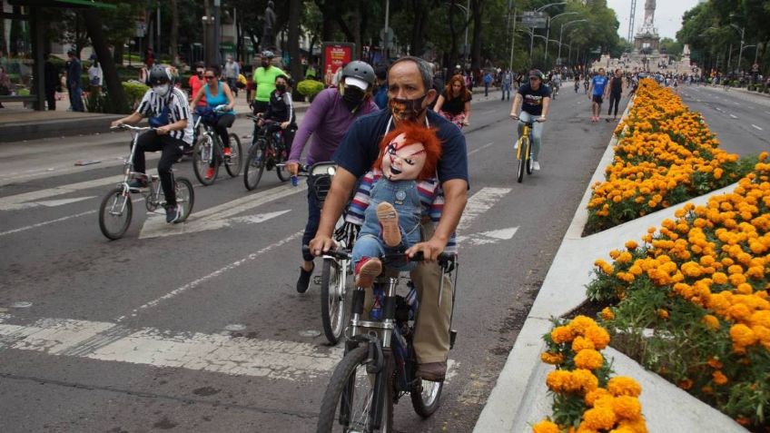 Paseo Muévete en Bici rompe récord de asistencia por tercera semana consecutiva