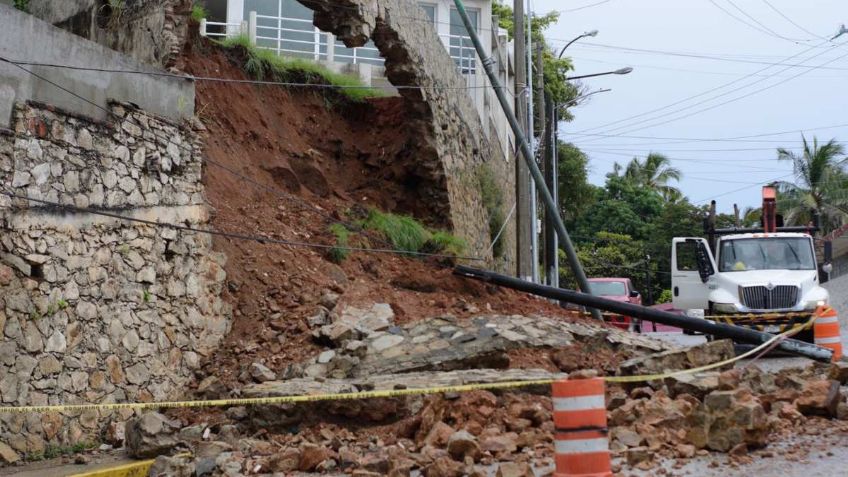 Daños por el huracán "Rick" aumentan en Guerrero