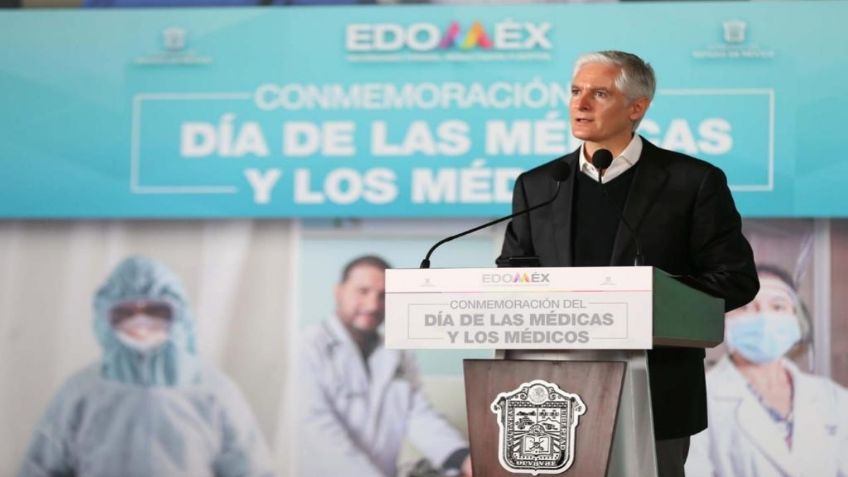 Alfredo del Mazo Maza rinde homenaje a médicos que perdieron la vida durante la pandemia