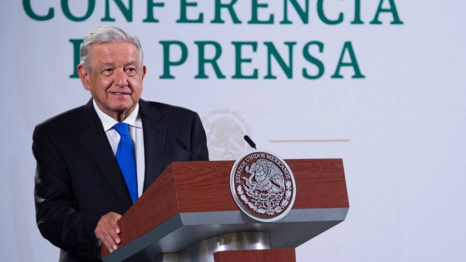 AMLO durante la Mañanera. Foto: Presidencia