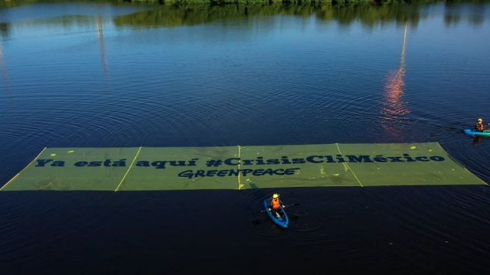 LA ONG pidió realizar modificaciones en la política climática del país. Foto: TW: greenpeacemx