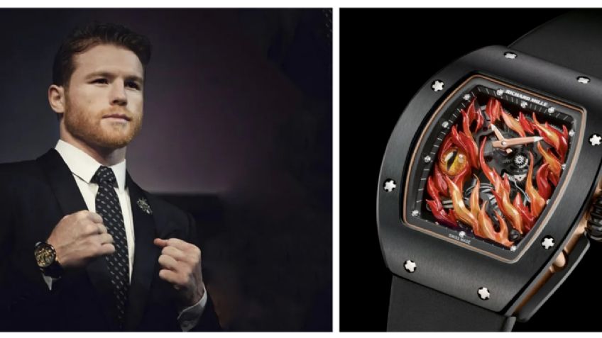 Canelo Álvarez tiene un reloj de 3 millones de pesos; ésta es su extravagante colección