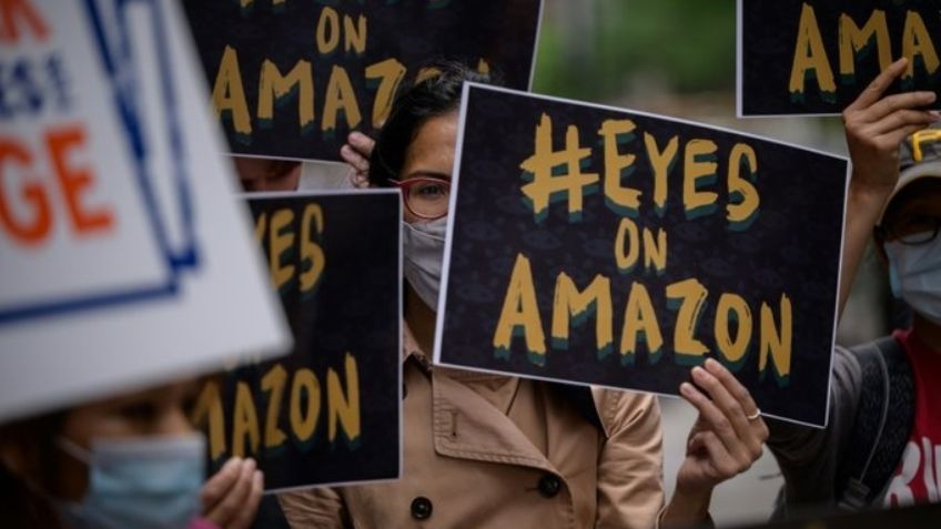 EU: empleados de Amazon avanzan hacia formación de un sindicato en Nueva York