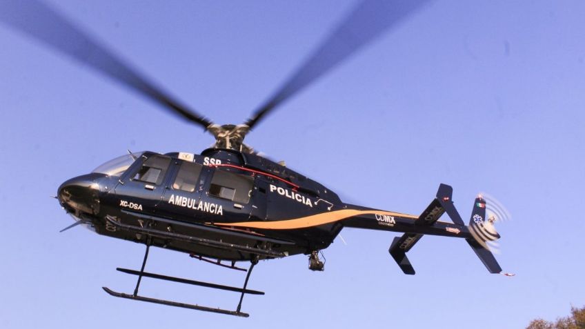 CDMX: Trasladan de emergencia en helicóptero a niña que cayó de un segundo piso