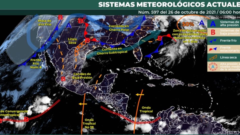 Consulta el pronóstico del clima para tu estado. Foto: Conagua