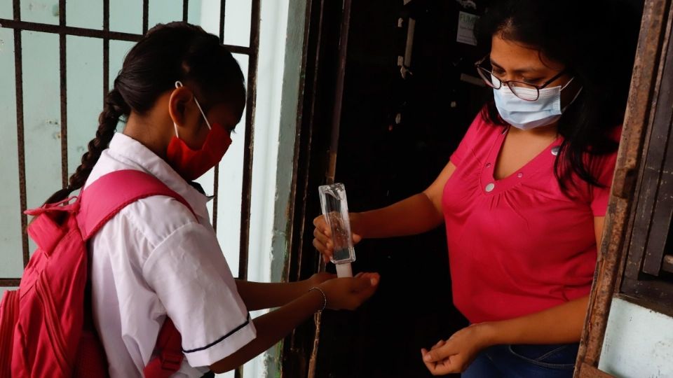 La SEP indica que no hay riesgos de contagios en las escuelas. Foto: Cuartoscuro 
