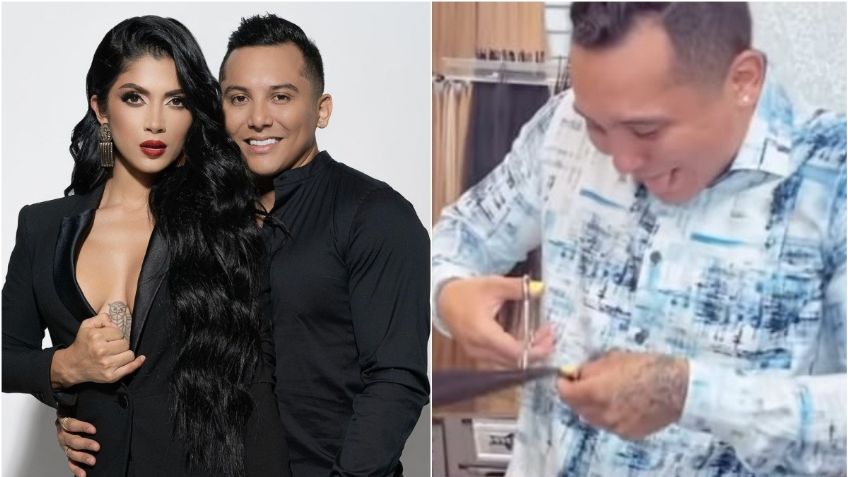 Edwin Luna le corta el cabello a Kimberly Flores y tiene drástico cambio de look; ¿le arruinó su belleza?