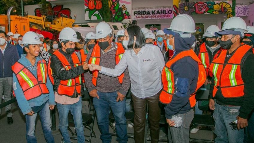 Lía Limón inicia obras de infraestructura social en 31 colonias de Álvaro Obregón