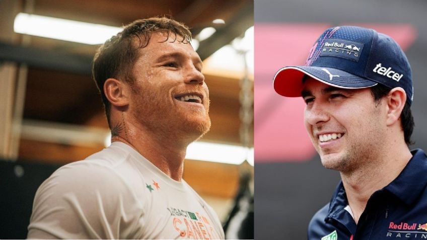 "Imagínate lo que sería para México": "Canelo" Álvarez quiere ganar junto a "Checo" Pérez