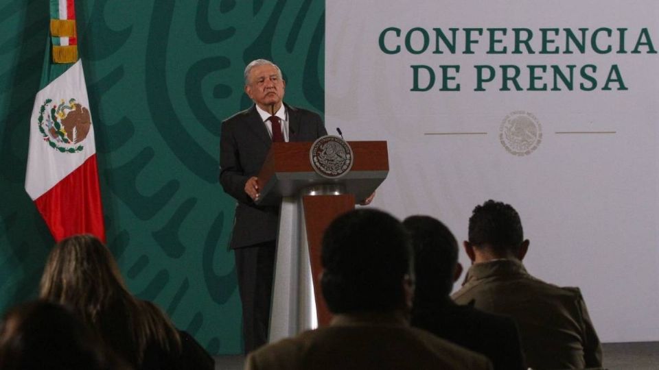 AMLO desde Palacio Nacional. Foto: Cuartoscuro