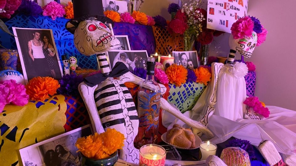 Ofrenda a las mujeres violentadas. Foto: Especial