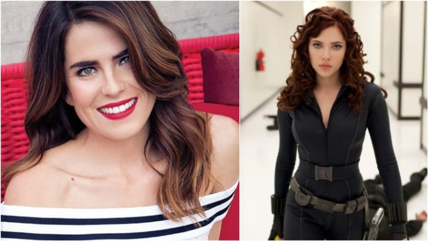 Karla Souza se convierte en Black Widow para celebrar Halloween con radical cambio de look