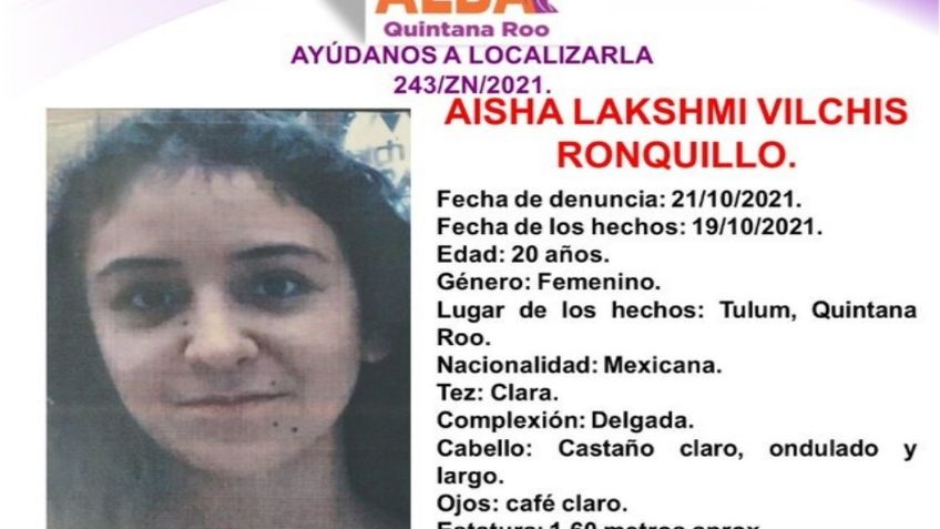 Marea Verde México organiza búsquedas para localizar a Aisha, joven desaparecida en Tulum