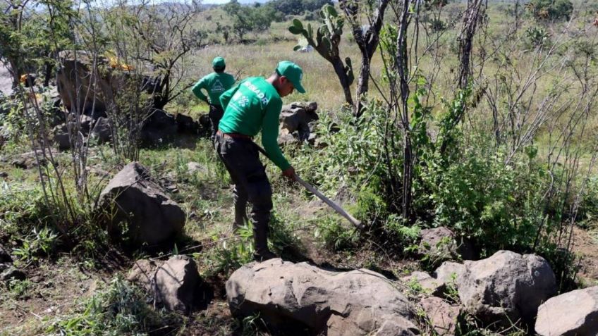 Inician trabajos para evitar incendios en los límites de Xochimilco y Milpa Alta