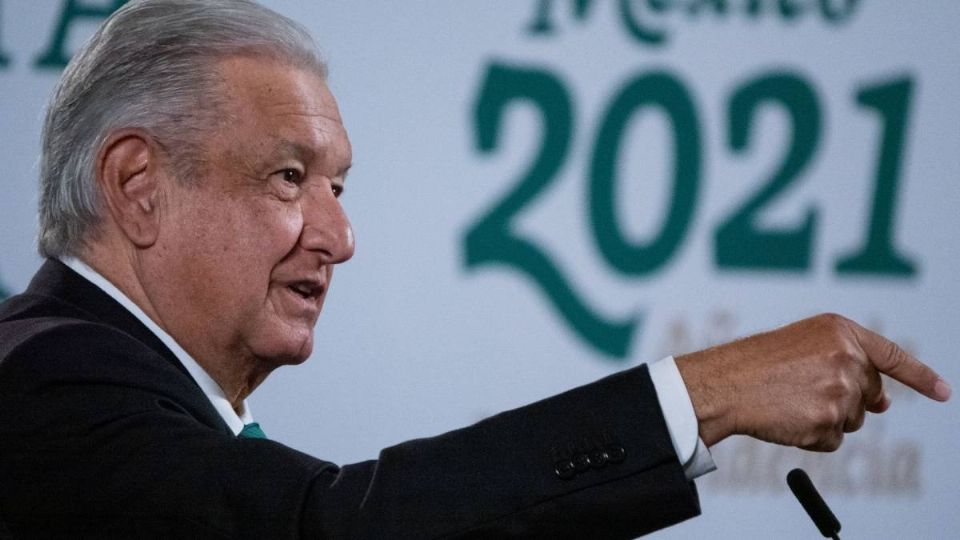 AMLO durante su conferencia de prensa. Foto: Cuartoscuro