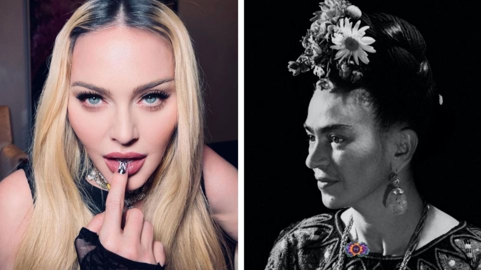 Desde que era niña, Madonna se ha reconocido como una gran admiradora de Frida Kahlo. FOTO: Especial