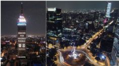 CDMX: así lucen la Torre Latino y otros edificios iluminados en agradecimiento por vacunación contra el Covid-19