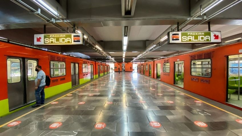 Autoridades retiran comerciantes informales de instalaciones del Metro