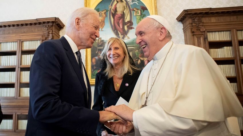 Cálido encuentro entre Joe Biden y el Papa Francisco; evitan hablar del aborto