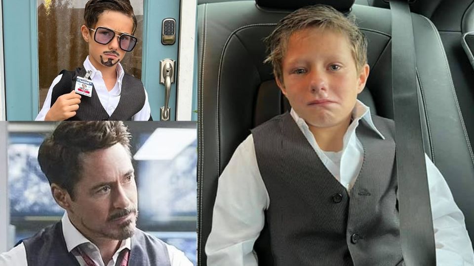 Evan fue 'bulleado' por su disfraz de Tony Stark. (Foto: Facebook)